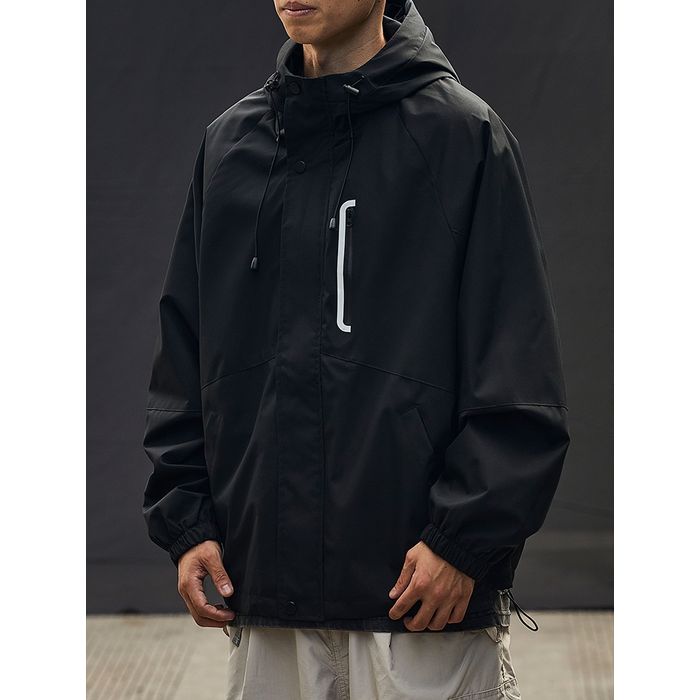 バイカラー フード付きジャケット　M10592