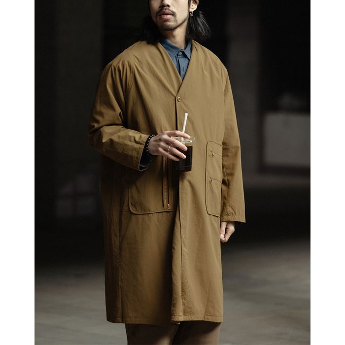 リバーシブル ミドル丈コート　M10342