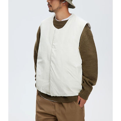 コンシールボタン ダウンベスト M10580