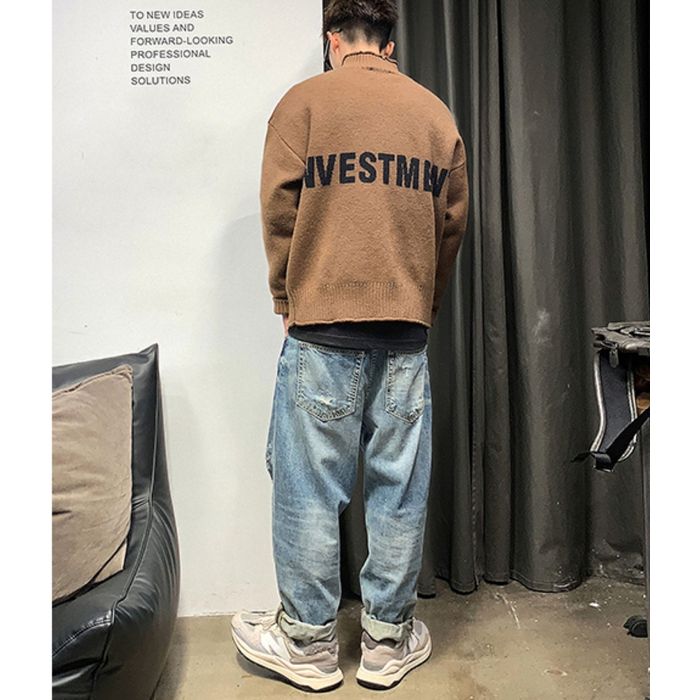 バックロゴ ジップアップカーディガン　M10533