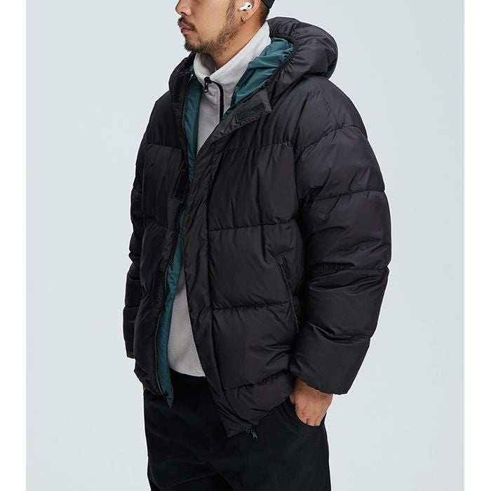 フード付き リバーシブルダウンジャケット M10579