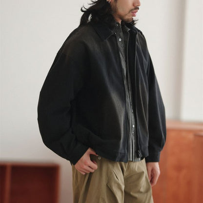 ヴィンテージ風 ジップアップジャケット M10418