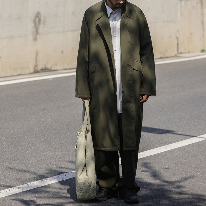 リバーシブル ミドル丈コート　M10342