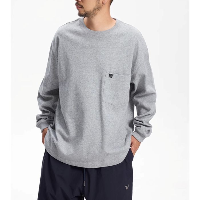 胸ポケット 長袖Tシャツ　M10582