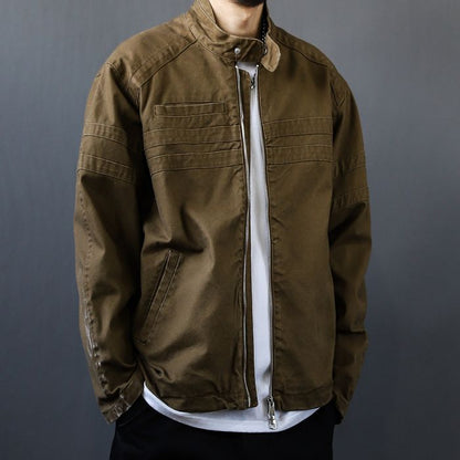 スタンドカラー ジップアップ ジャケット　M10507