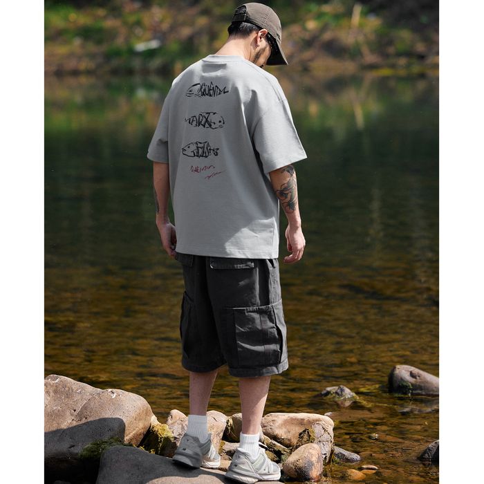 バックプリント Tシャツ　M10756