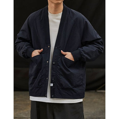 Vネック ノーカラー ジャケット M10471