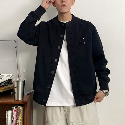 ドットラベル カーディガン　M10536