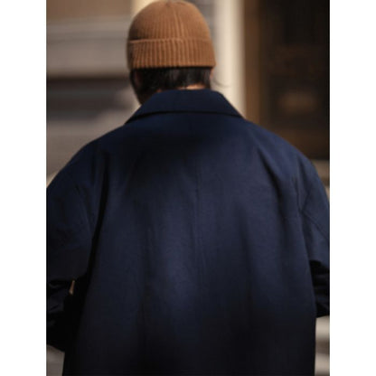 ロング丈ステンカラーコート　M10365