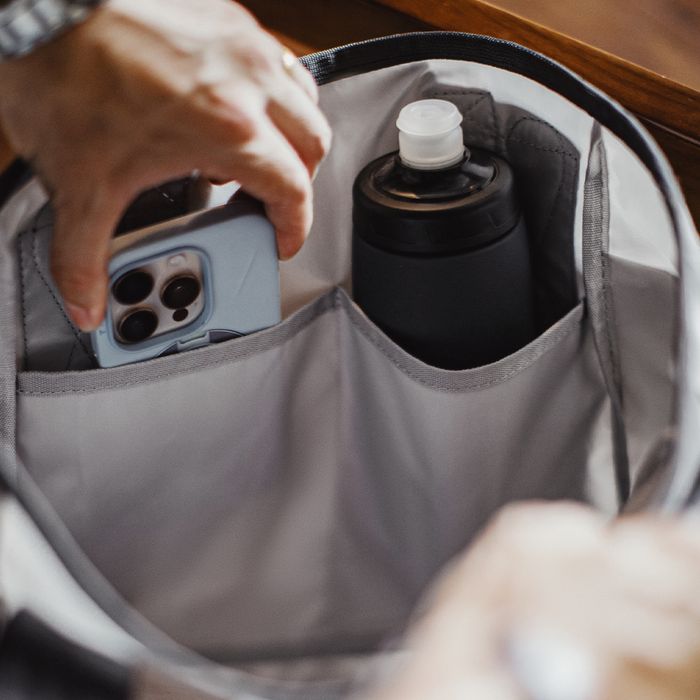 外ポケット付き トートバッグ　M10565