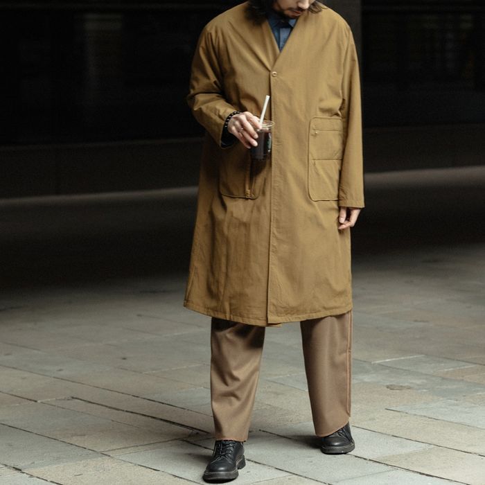 リバーシブル ミドル丈コート　M10342