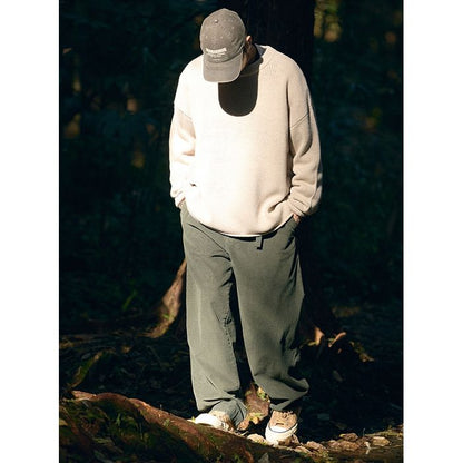 ベルト付き コーデュロイワイドパンツ　M10577