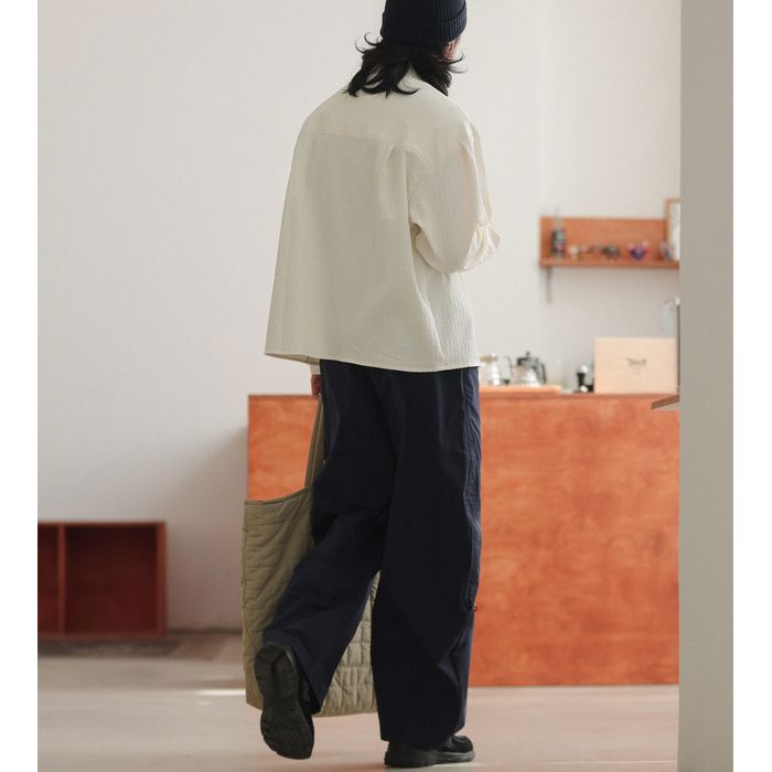 デザインフロントボタン シャツ M10426