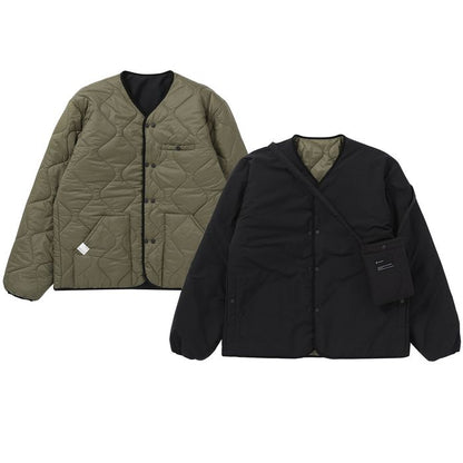 リバーシブル キルティングジャケット ミニショルダーバッグ付　M10626