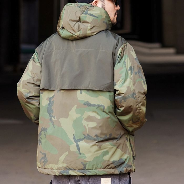 カモフラージュ柄 フード付ジャケット　M10619