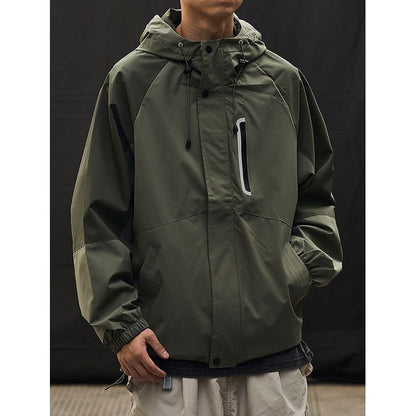 バイカラー フード付きジャケット　M10592