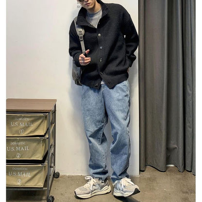 スタンドカラー カーディガン　M10529