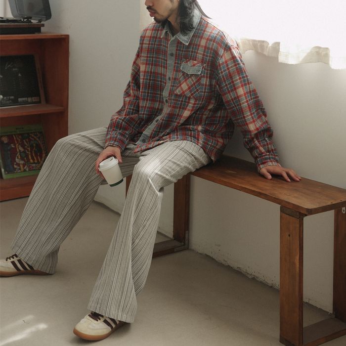 チェック柄 シャツ M10387