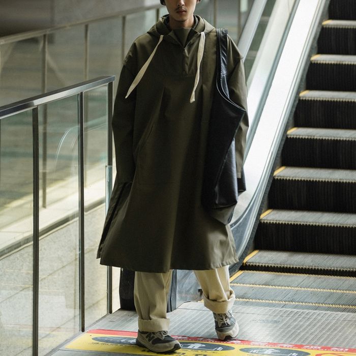 フード付 プルオーバーコート　M10346