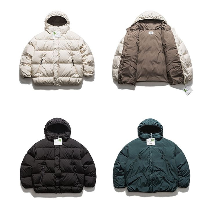 フード付き リバーシブルダウンジャケット M10579
