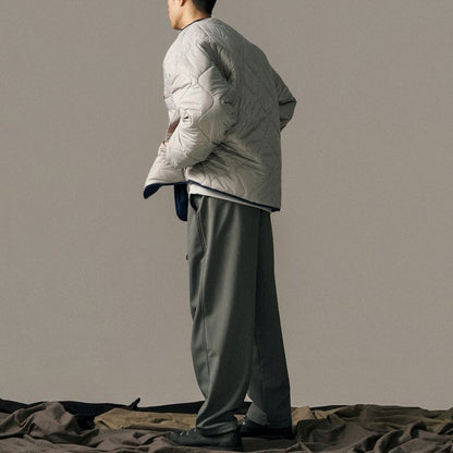 リバーシブル キルティングジャケット ミニショルダーバッグ付　M10626