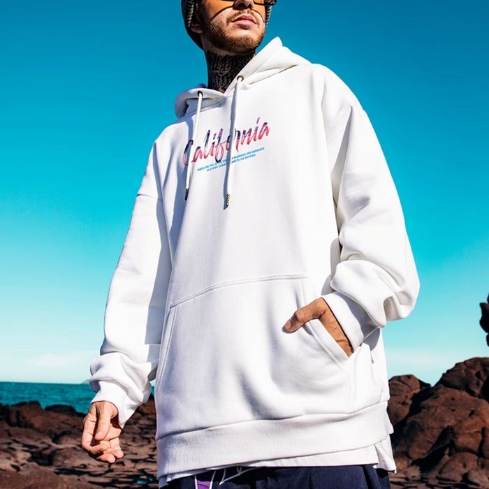 グラフィック プルオーバー フーディ　M10481