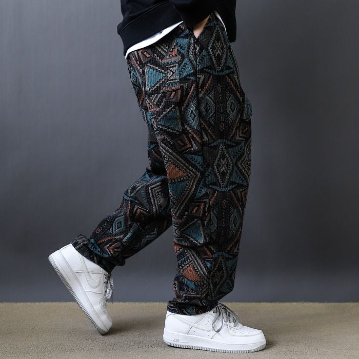 タペストリー柄 パンツ M10486