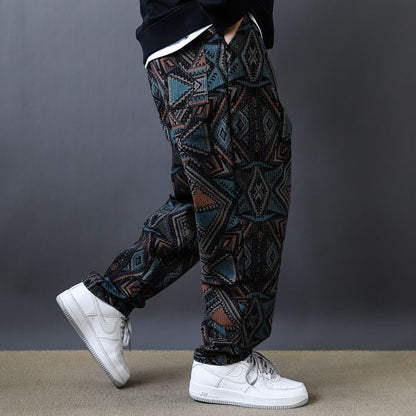 タペストリー柄 パンツ M10486