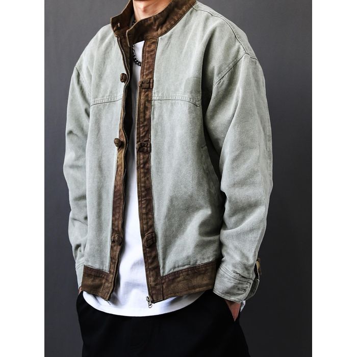 バイカラー デニム ジャケット　M10502