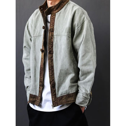 バイカラー デニム ジャケット　M10502