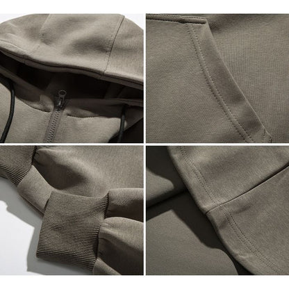 ハーフジップ フーディ　M10546