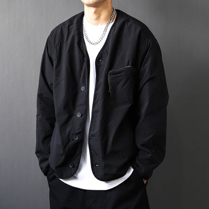 パイピング ノーカラージャケット　M10491