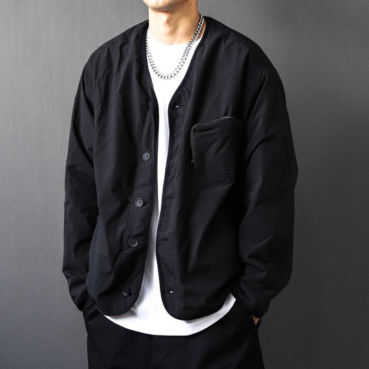 パイピング ノーカラージャケット　M10491