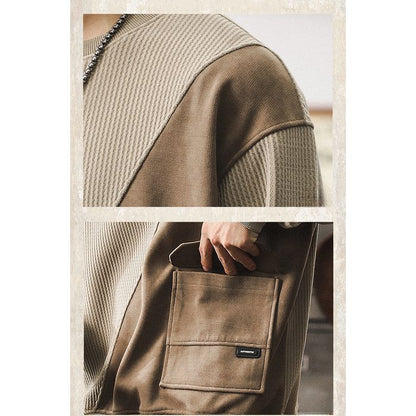 切り替えデザイン バイカラースウェット M10439