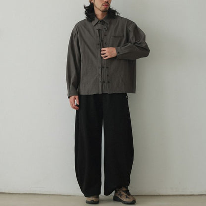 デザインフロントボタン シャツ M10426