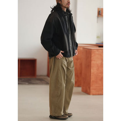 ヴィンテージ風 ジップアップジャケット M10418