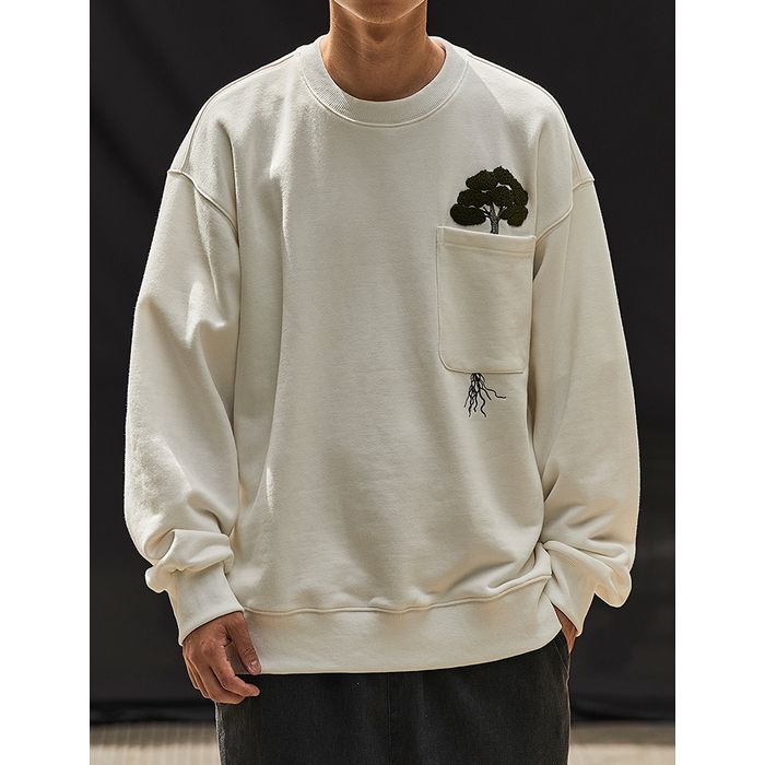 ツリー刺繍 スウェット M10595