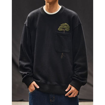 ツリー刺繍 スウェット M10595