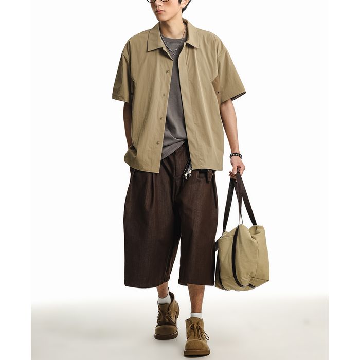 バイカラー 半袖シャツ　M10757