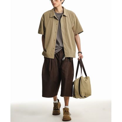 バイカラー 半袖シャツ　M10757