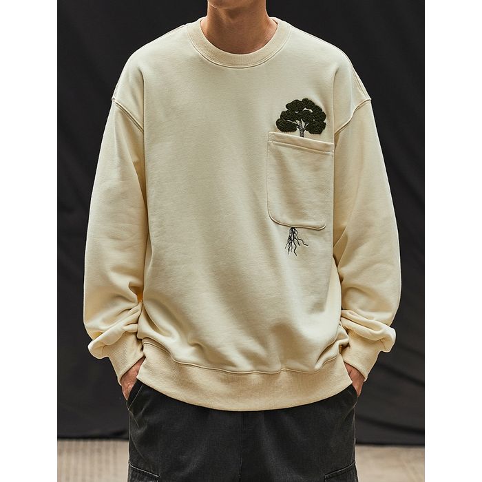 ツリー刺繍 スウェット M10595