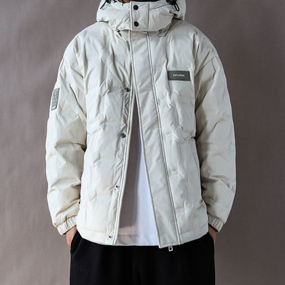 スクエアキルティング フード付ジャケット　M10627