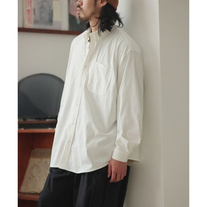 同色ストライプ 長袖シャツ　M10335