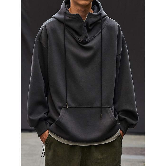 ハーフジップ フーディ　M10546