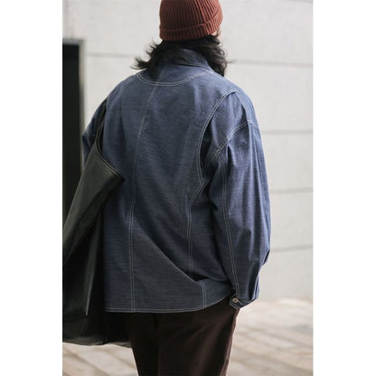 コントラストステッチ シャツ　M10350