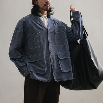 コントラストステッチ シャツ　M10350