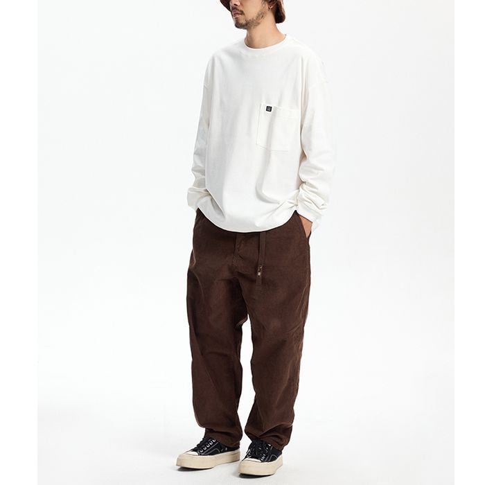 胸ポケット 長袖Tシャツ　M10582