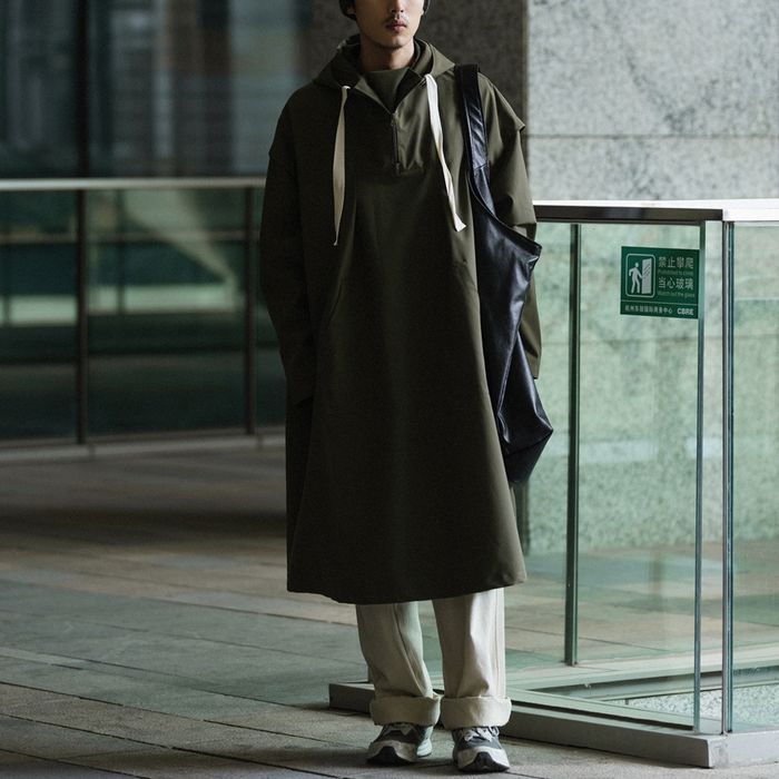 フード付 プルオーバーコート　M10346