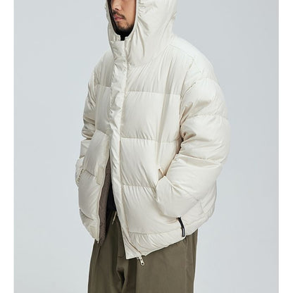 フード付き リバーシブルダウンジャケット M10579