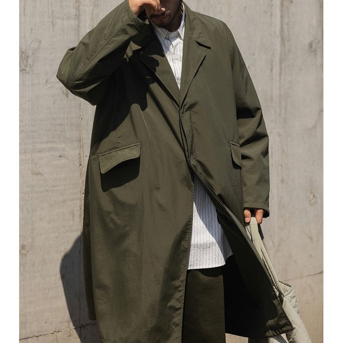 リバーシブル ミドル丈コート　M10342